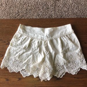 American Eagle Outfitters lace shorts